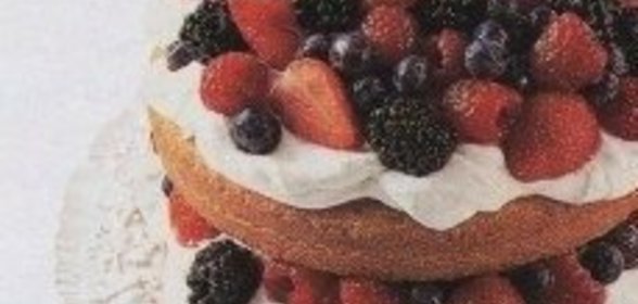 Ягодное пирожное