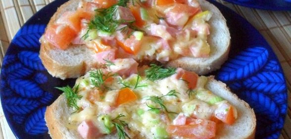 Горячие бутерброды Мозаика