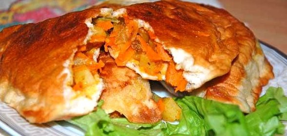Вегетарианские чебуреки