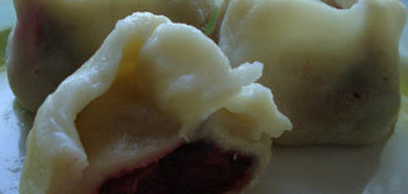 Вареники с вишней