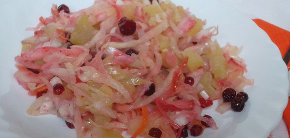 Квашенная капуста с картофелем