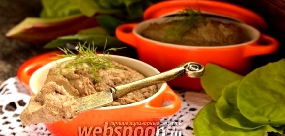 Печёночный паштет с ревенем