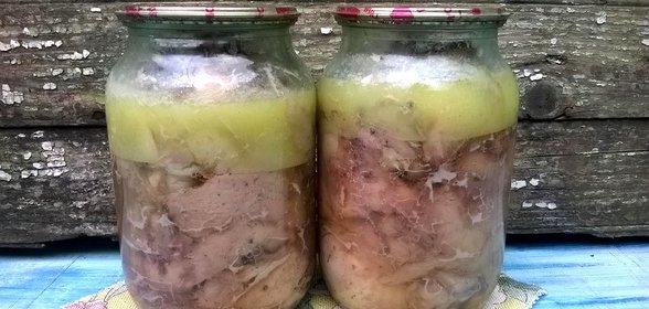 Домашняя куриная тушенка