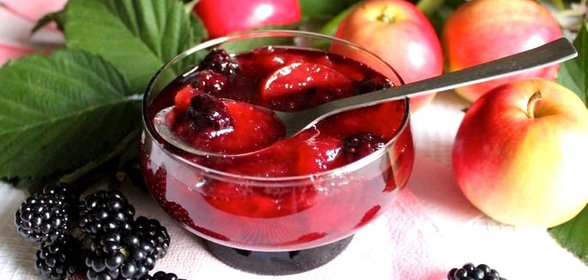 Яблочно-ежевичное варенье