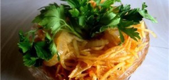 Салат из сырого картофеля