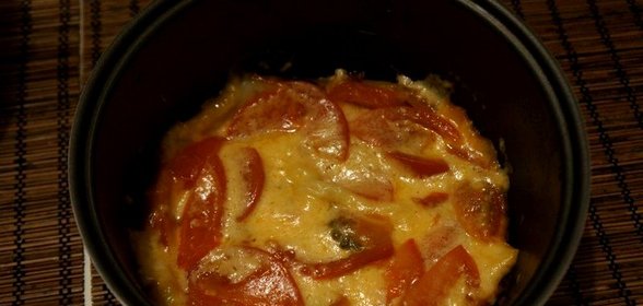 Пирог с моцареллой