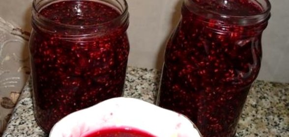 Малиновое варенье с апельсином