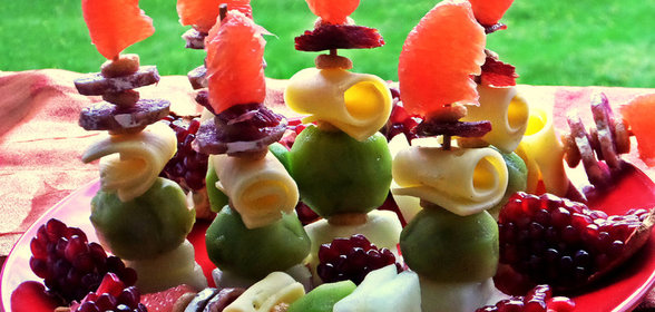 Закусочные шашлычки к вину