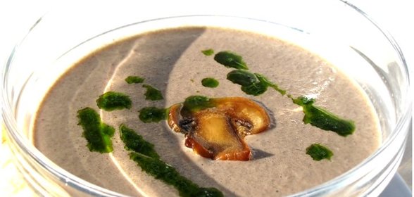 Крем-суп из белых грибов