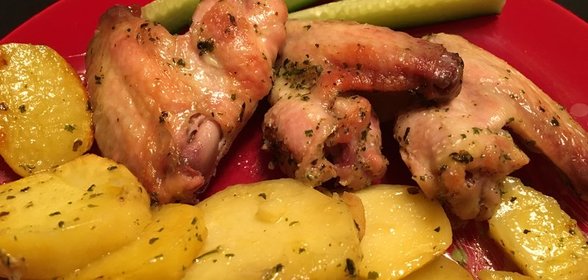 Крылышки по вечернему