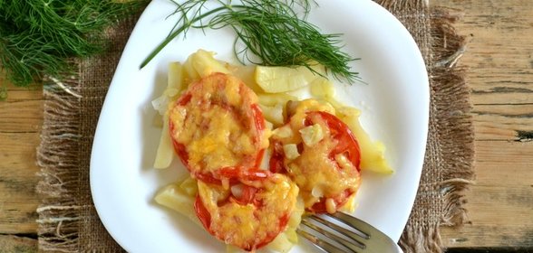 Вегетарианская запеканка из картофеля