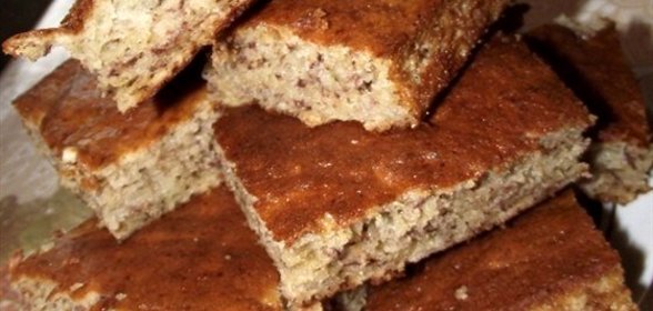 Банановый пирог со сливочным маслом