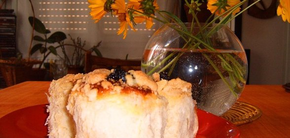 Моравские калачи с творогом и со сливовым повидлом