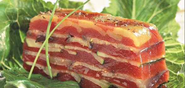 Заливное из овощей