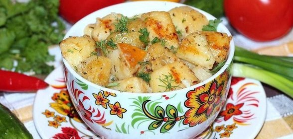 Картофель, запеченный с шалфеем и лимоном