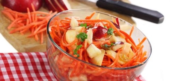 Салат из моркови с маслом