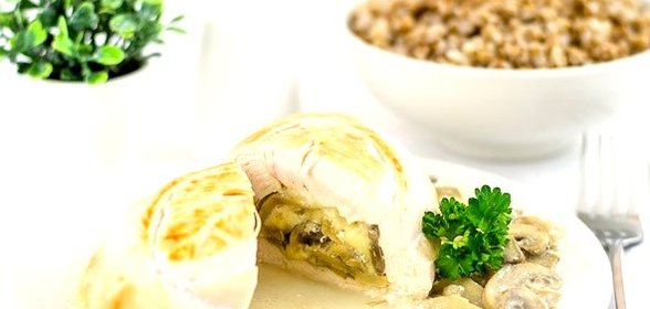 Грудка с грибами