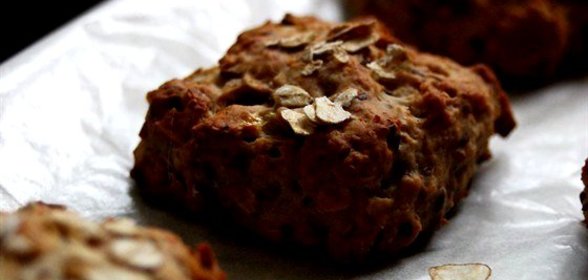 Постные банановые булочки