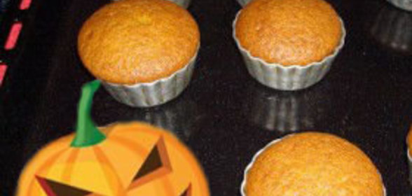 Кексы из тыквы к Хэллоуину