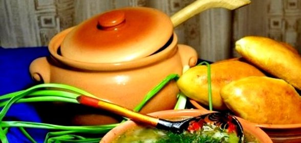 Щи из зеленой квашеной капусты