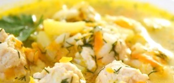 Куриные фрикадельки для супа