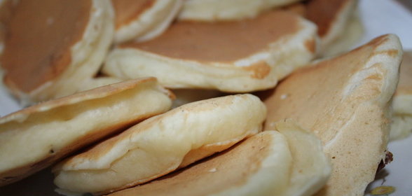 Блинчики с банановой начинкой