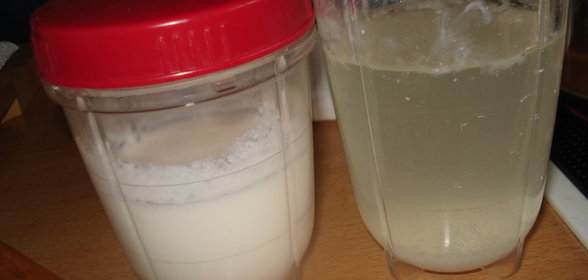 Сыр по-домашнему (без... без... без... - яиц, сычуга, уксуса)