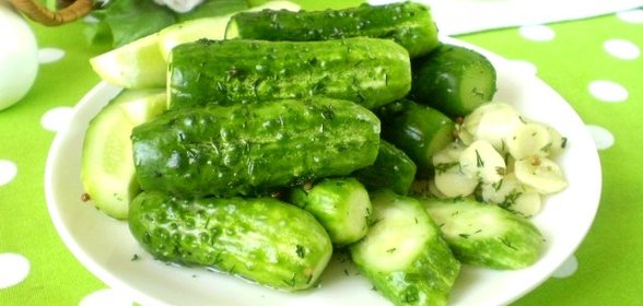 Малосольные огурчики быстрого приготовления