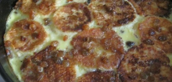 Сырники под сливочным соусом