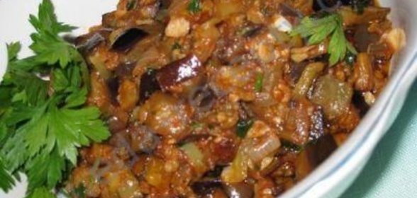 Баклажанная икра по-гречески