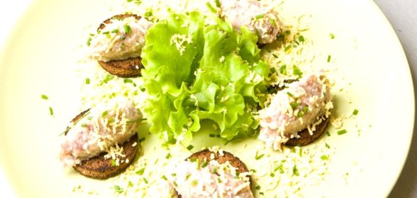 Форшмак с плавленым сыром и морковью