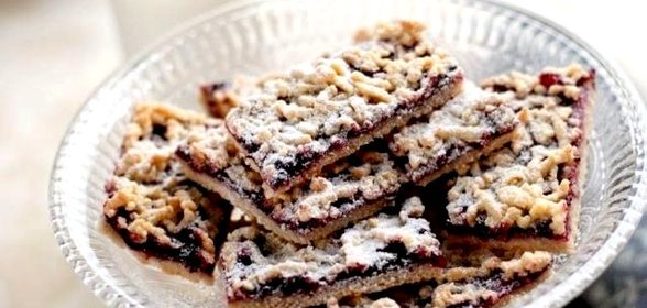 Печенье со смородиновым вареньем