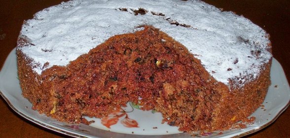 Миндальный торт с джемом