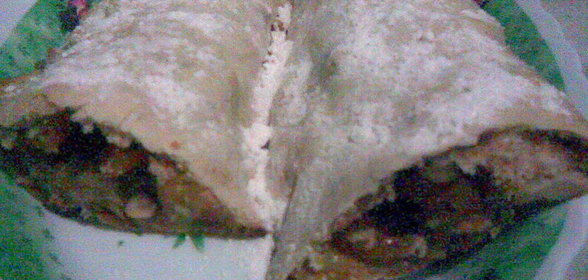 Постный ШТРУДЕЛЬ