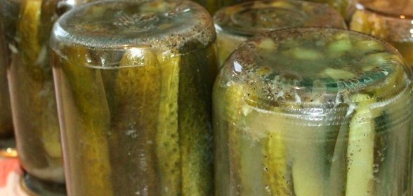 Горчичные огурчики на зиму