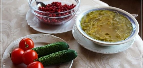 Щи постные ... с гречкой. Но из квашеной капусты