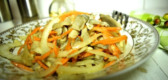 Грибы маринованные по-корейски
