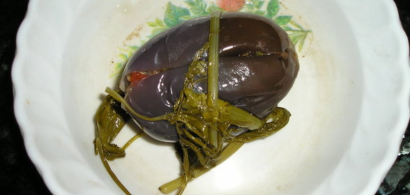 Баклажаны фаршированные маринованные