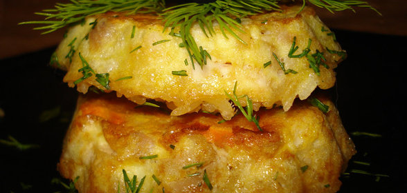 Курино-рисовые башенки