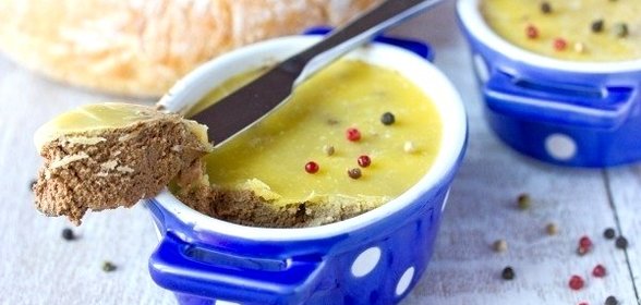 Паштет из индюшиной печени с ветчиной
