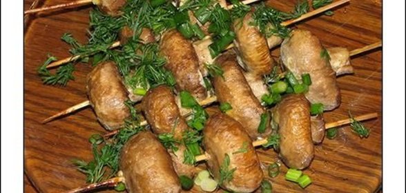 грибы на шпажках