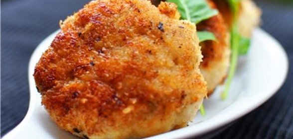 Биточки куриные сливочные