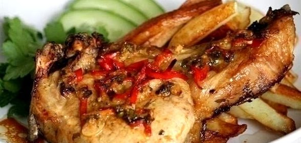 Свиная корейка в имбирном маринаде