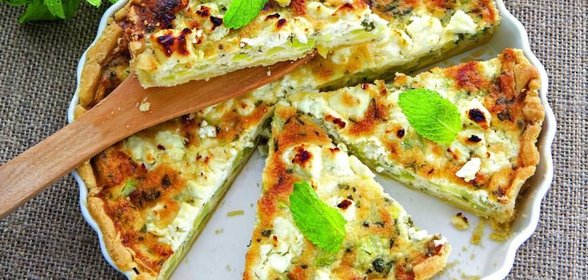 Тарт с кабачками