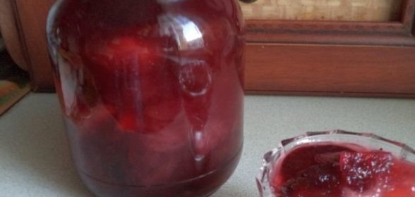 Варенье из яблок и слив