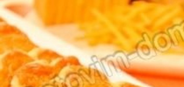 Слоеные сердечки с сыром