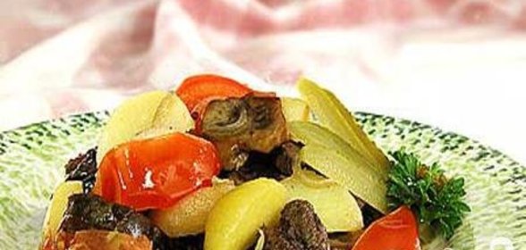 Печень, жаренная с почками