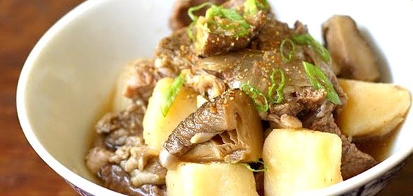 Грибы шиитаке с картошкой