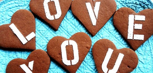 Печенье на день влюбленных