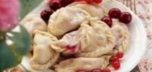 Вареники с черникой